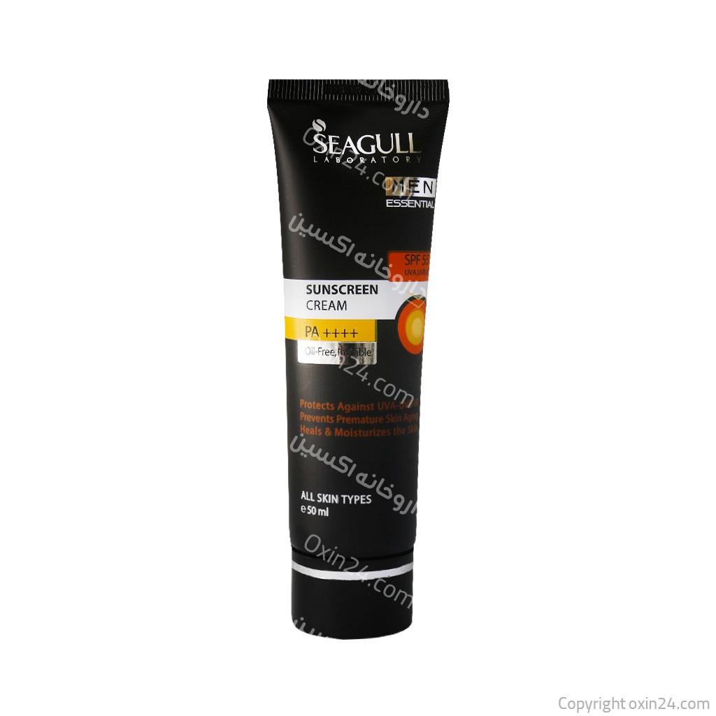 کرم ضد آفتاب آقایان سی گل SPF55 مناسب انواع پوست ۵۰ میلی لیتر