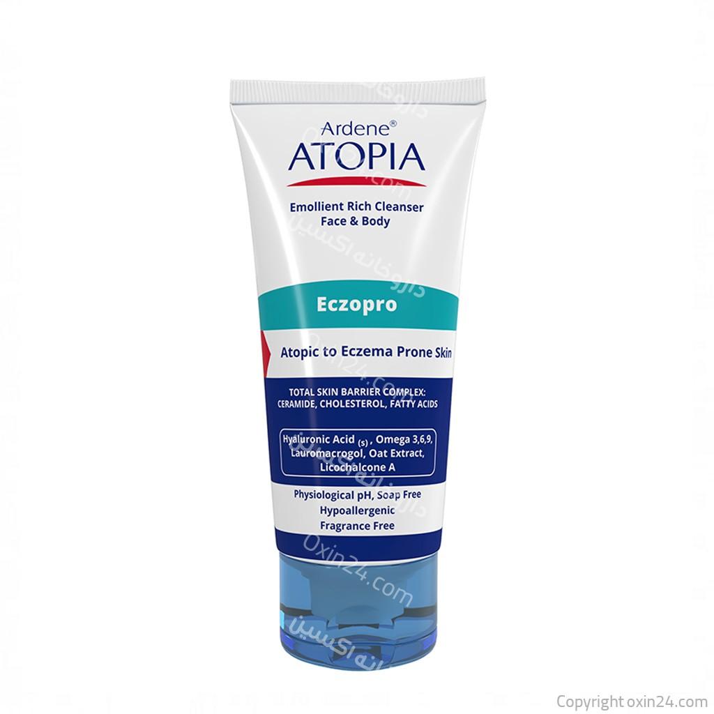 لوسیون شوینده صورت و بدن آتوپیا مدل Eczopro مناسب پوست های خشک و آتوپیک