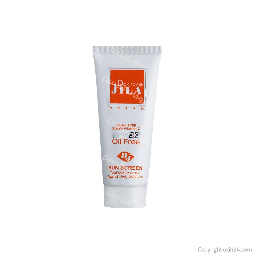 کرم ضد آفتاب دکتر ژیلا  رنگی فاقد چربی SPF30 حجم ۶۵ گرم