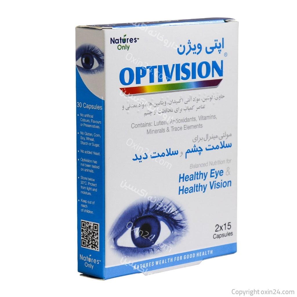 کپسول اپتی ویژن نیچرز اونلی 30 عدد