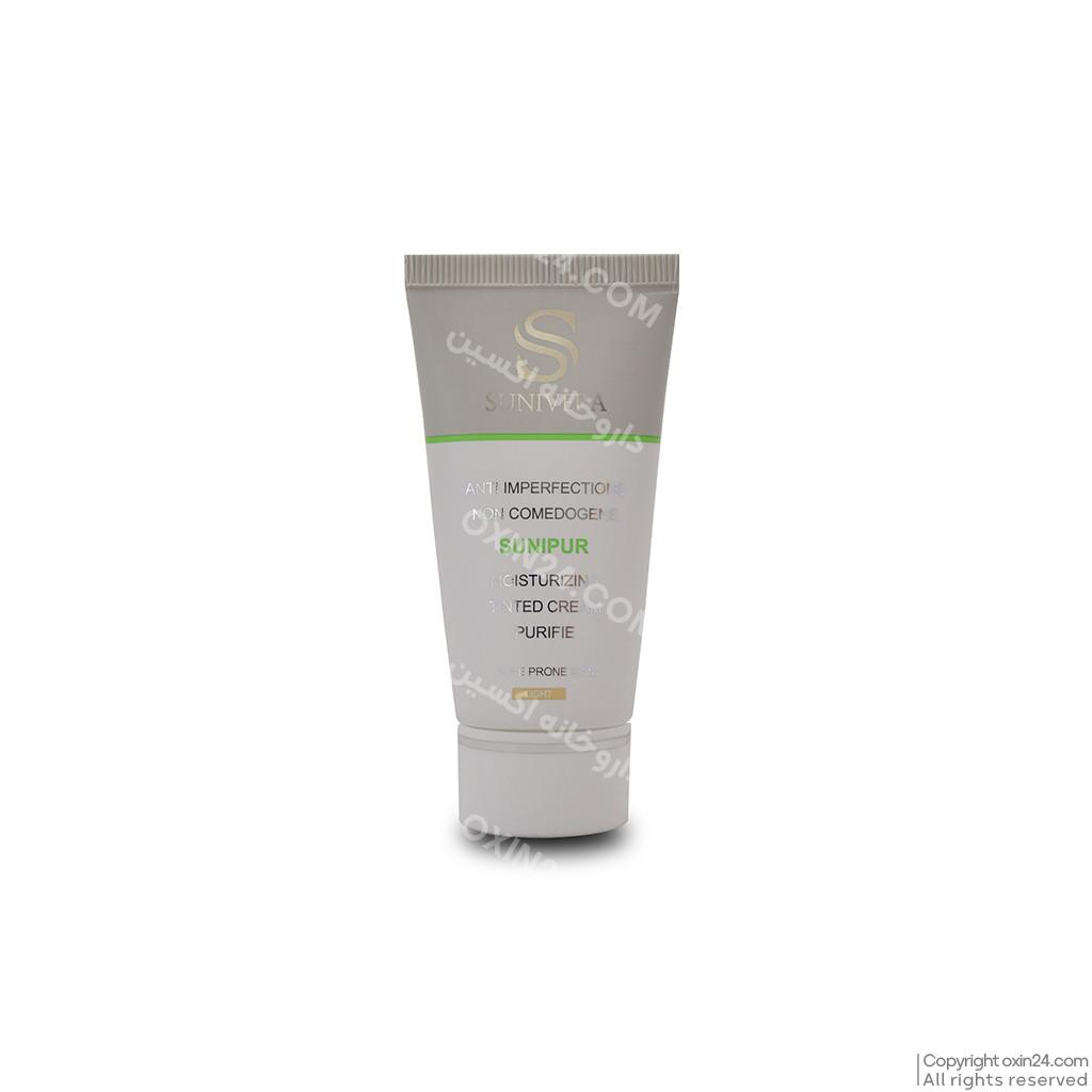 کرم ضد جوش سانیورا مدل بژ روشن حجم 30mL