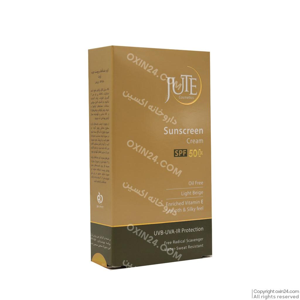 کرم ضد آفتاب ژوت برای پوست چرب SPF50