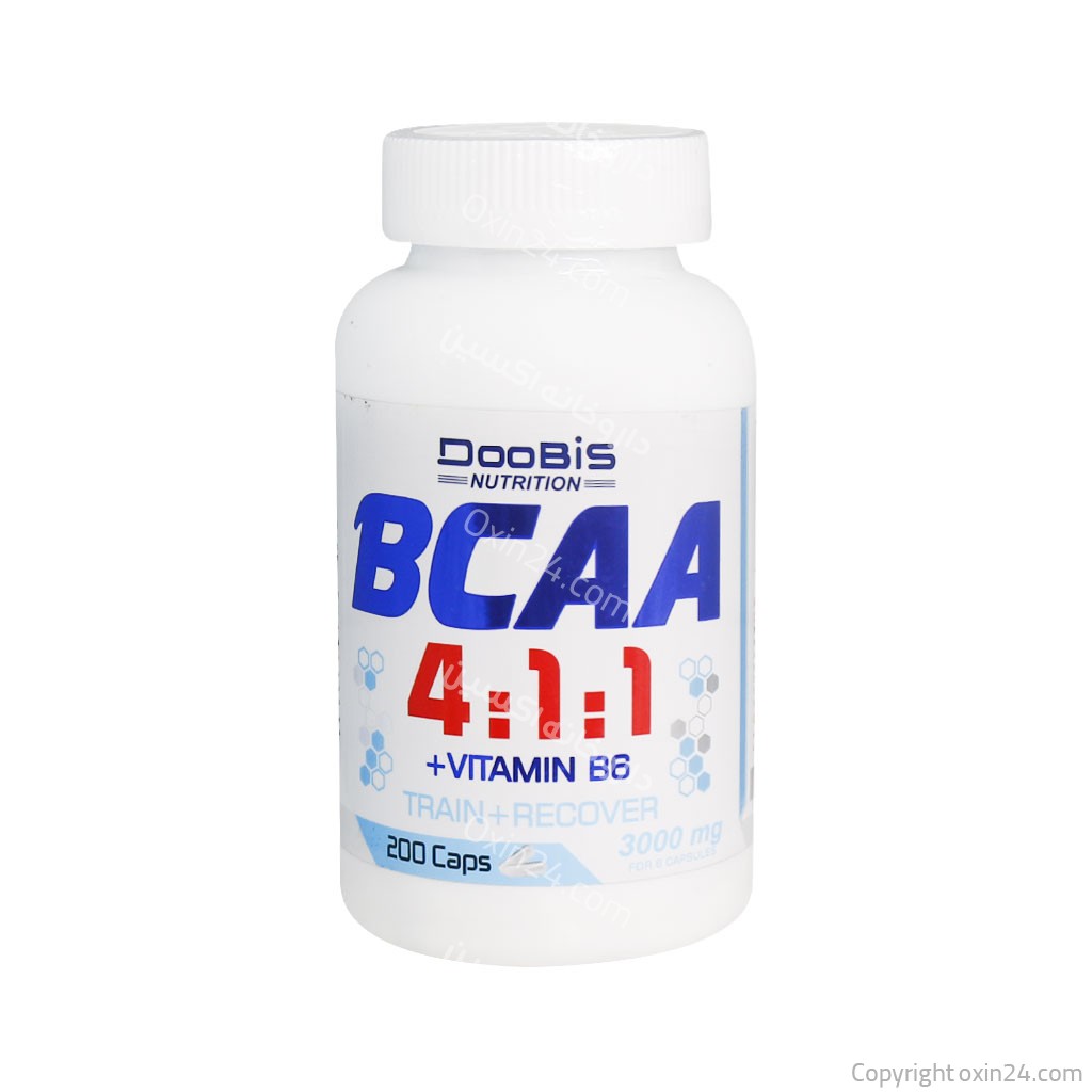 کپسول  BCAA  4:1:1 و ویتامین ب6 دوبیس 200 عددی