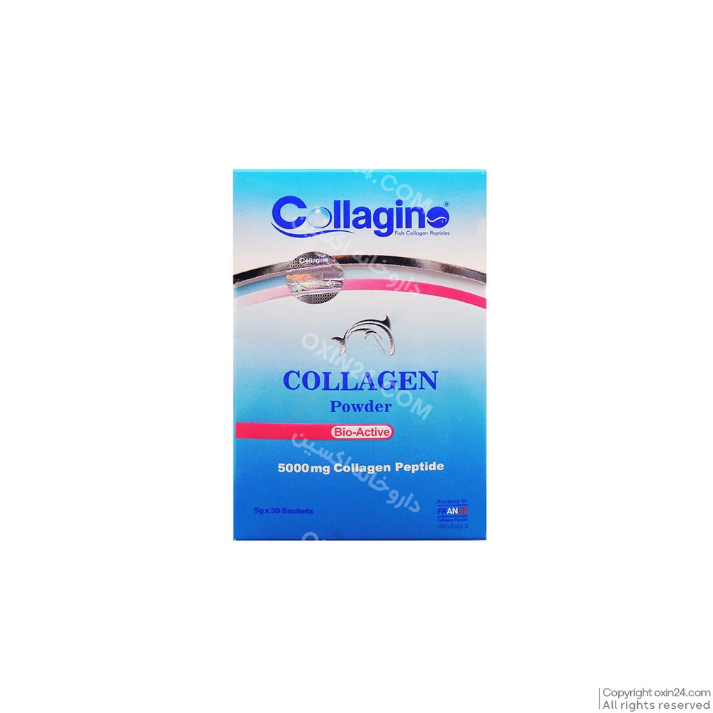 پودر کلاژن کلاژینو | 30 عدد ساشه 5 گرمی | تقویت و جوانسازی پوست