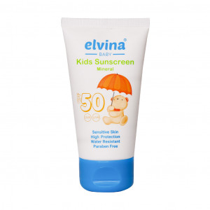 کرم ضد آفتاب کودک مینرال الوینا SPF50 حجم 40 میل