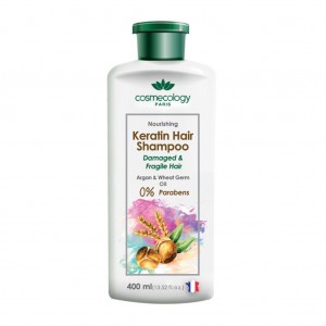 شامپو کراتینه تقویت کننده موی آسیب دیده و شکننده کاسمکولوژی