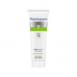 کرم تسکین دهنده صورت با SPF15 اکتوپیروکس فارماسریز