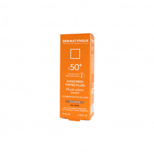 ضد آفتاب رنگی بژطلایی پوست چرب SPF50 درماتیپیک