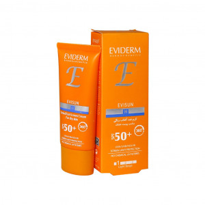 کرم ضد آفتاب SPF50 رنگی اوی سان دی بژ طبیعی اویدرم 40 میلی لیتر