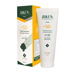 کرم ضدآفتاب رنگی پوست چرب بیکن SPF50 مدل +1 | حجم 50 میل
