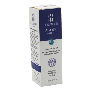 محلول لایه بردار پوست شیلاندر حاوی AHA %15 و ویتامین C