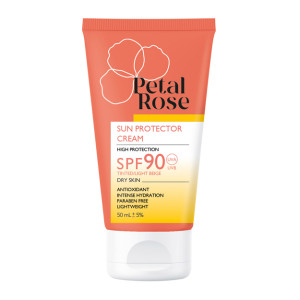 پتال رز ضدافتاب پوست خشک بژ روشن 50ml