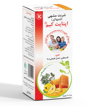 شربت اشتهاآور اپتایت کیم  کیمیاگر طوس 120م ل