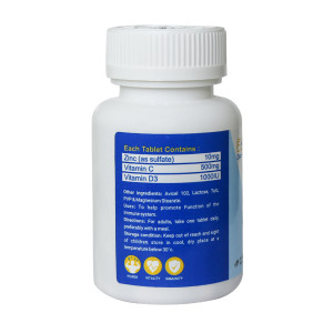 قرص  فول کر زینک + ویتامین ث + ویتامین د3  شایگان 90 عددی
