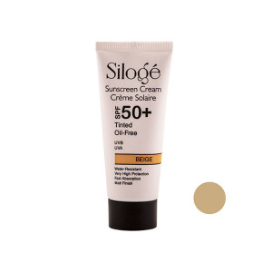 کرم ضد آفتاب سیلوژه  +SPF50 بژ روشن فاقد چربی 40 میل